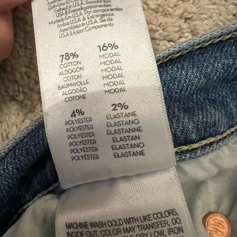 MOTHER High Rise Blue Jeans - Picture 5 of 13